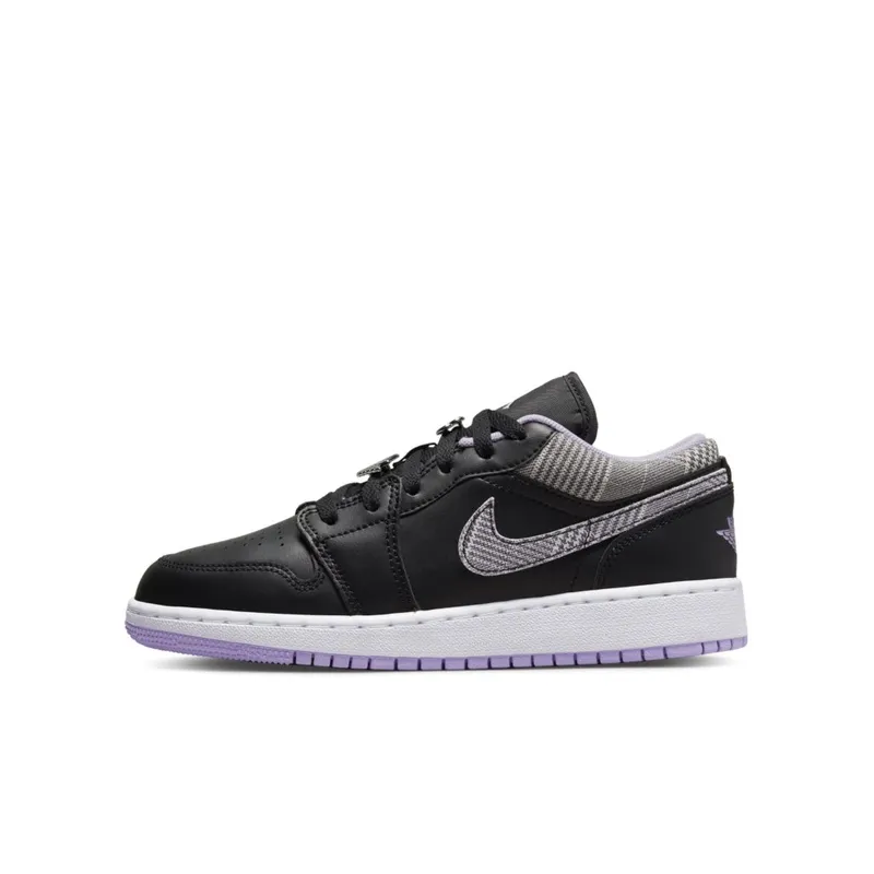 Air Jordan 1 Low Houndstooth (GS) (DH0570-015)