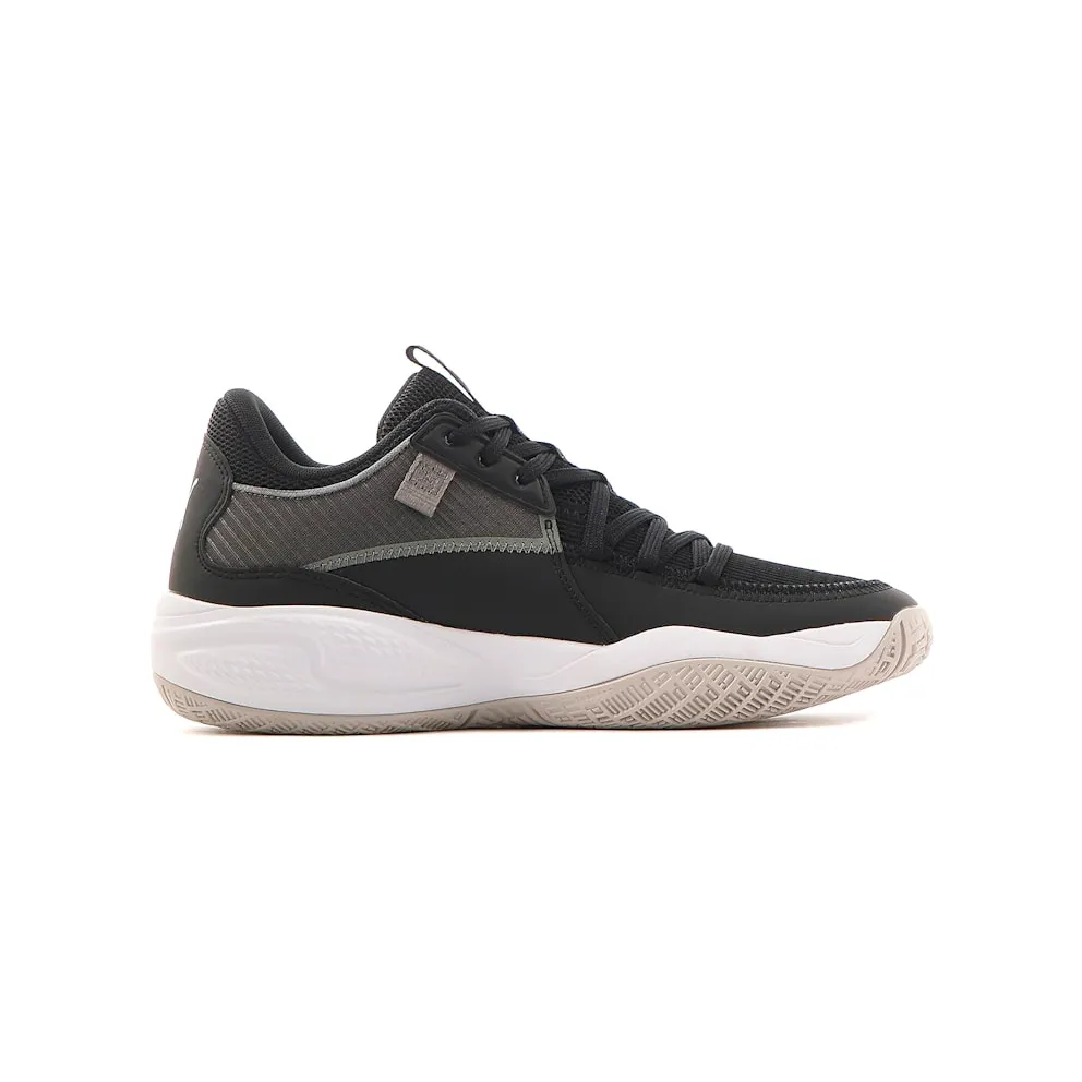 Puma Court Rider Basketballschuhe Schwarz/Weiß (195064-02)