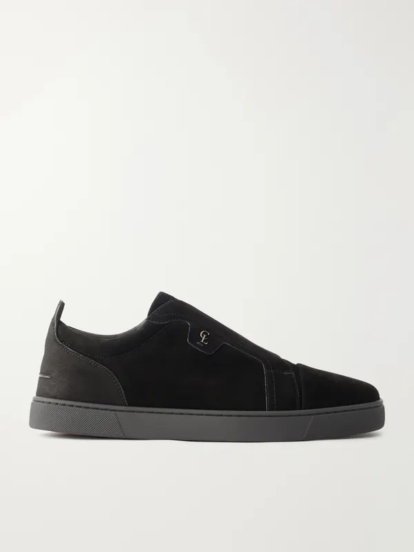 Christian Louboutin St Louis Suede Sneakers Black (3260297)
