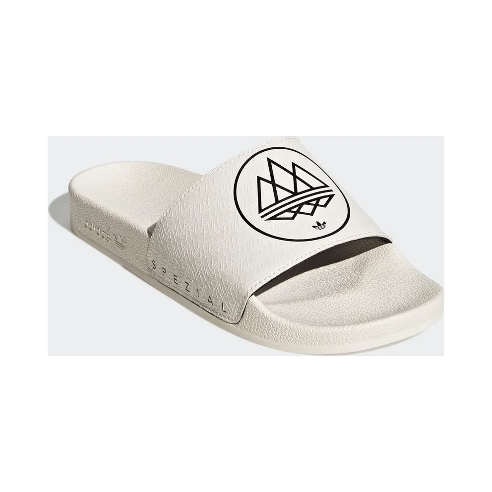 adidas adilette SPZL Slides Chalk White / Core Black / Chalk White (GW8793)