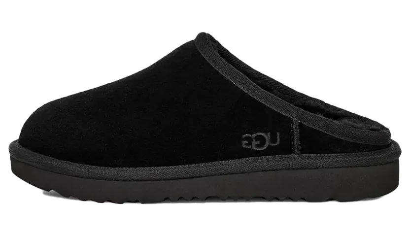 Ugg Classic Slip-On Slipper GS “Black” (1161030K-BLK)
