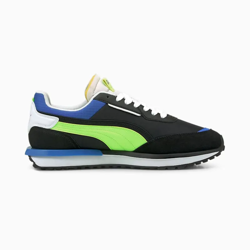 Puma City Rider Electric Black/Green (38204501)