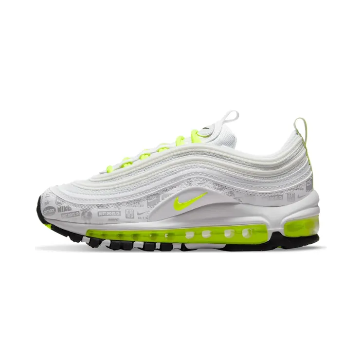 Nike Air Max 97 “White / Black / Pure Platinum / Volt” (921522-108)