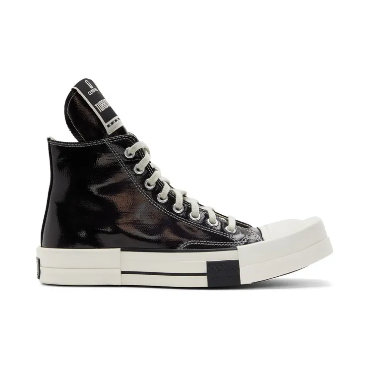 Rick Owens Drkshdw Black Converse Edition Turbodrk Chuck 70 Hi Sneakers (DC01BX291 A01R0)