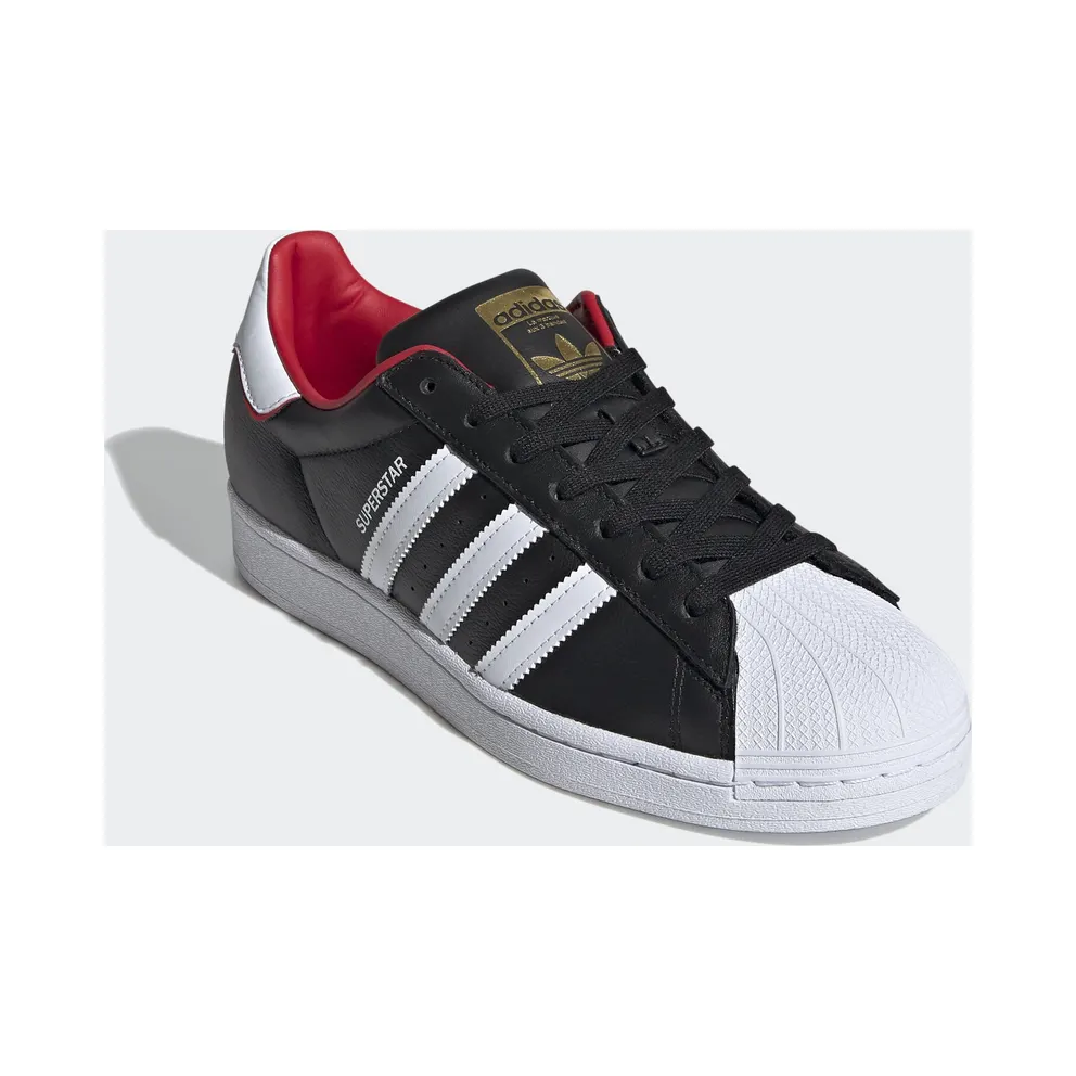 adidas Superstar Valentines Day Black (2020) Core Black/Cloud White/Scarlet (FW6385)