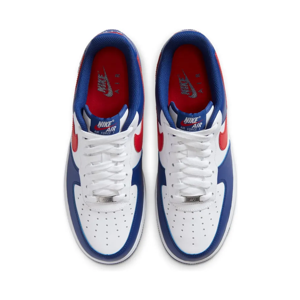 Nike Air Force 1 Low USA (2020) White/Varsity Red-Sport Royal (CZ9164-100)