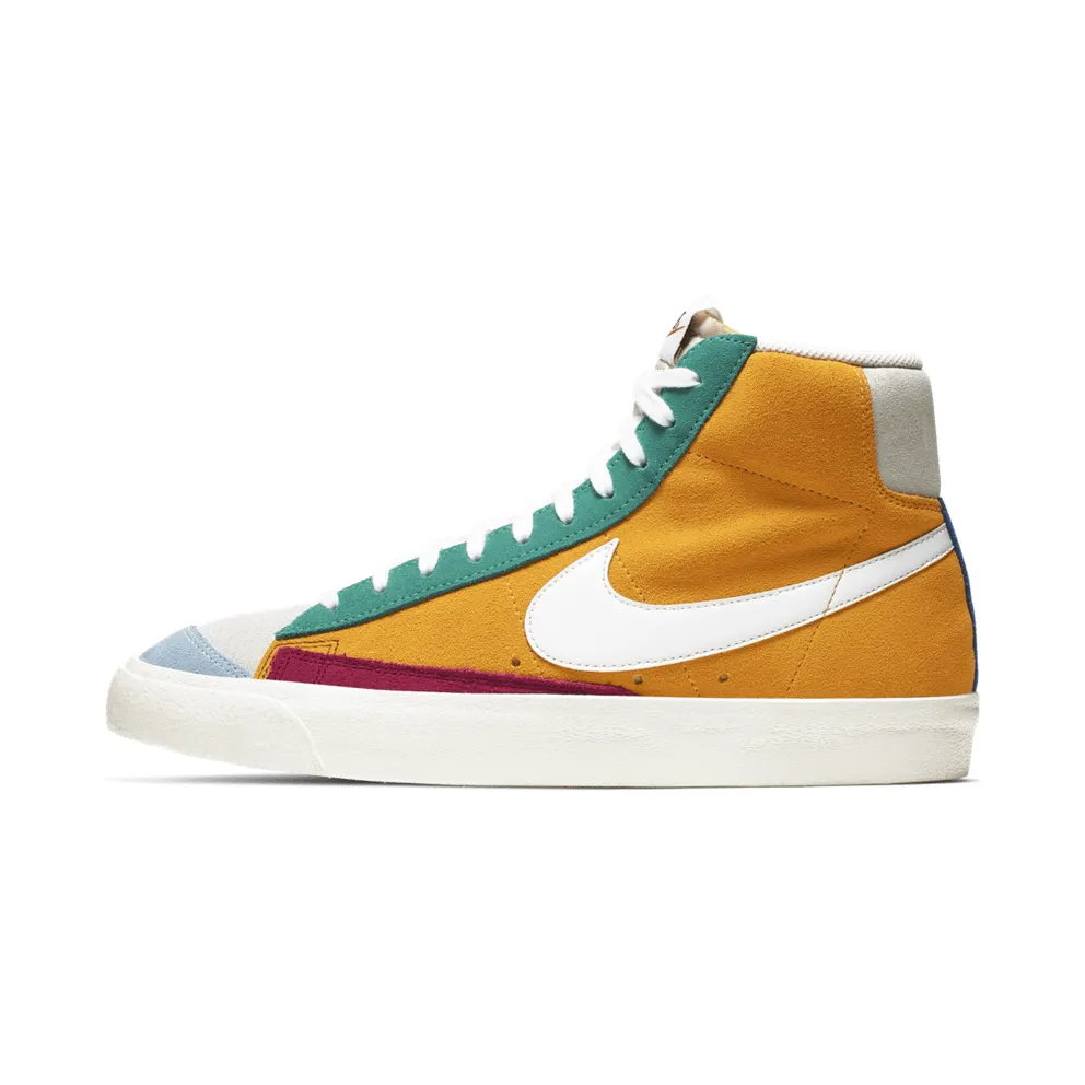 Nike Blazer Mid 77 Vintage Multi-Color Noble Red/Kinetic Green-Jade Aura-Vast Grey-Psychic Blue-Racer Blue (CI1167-600)
