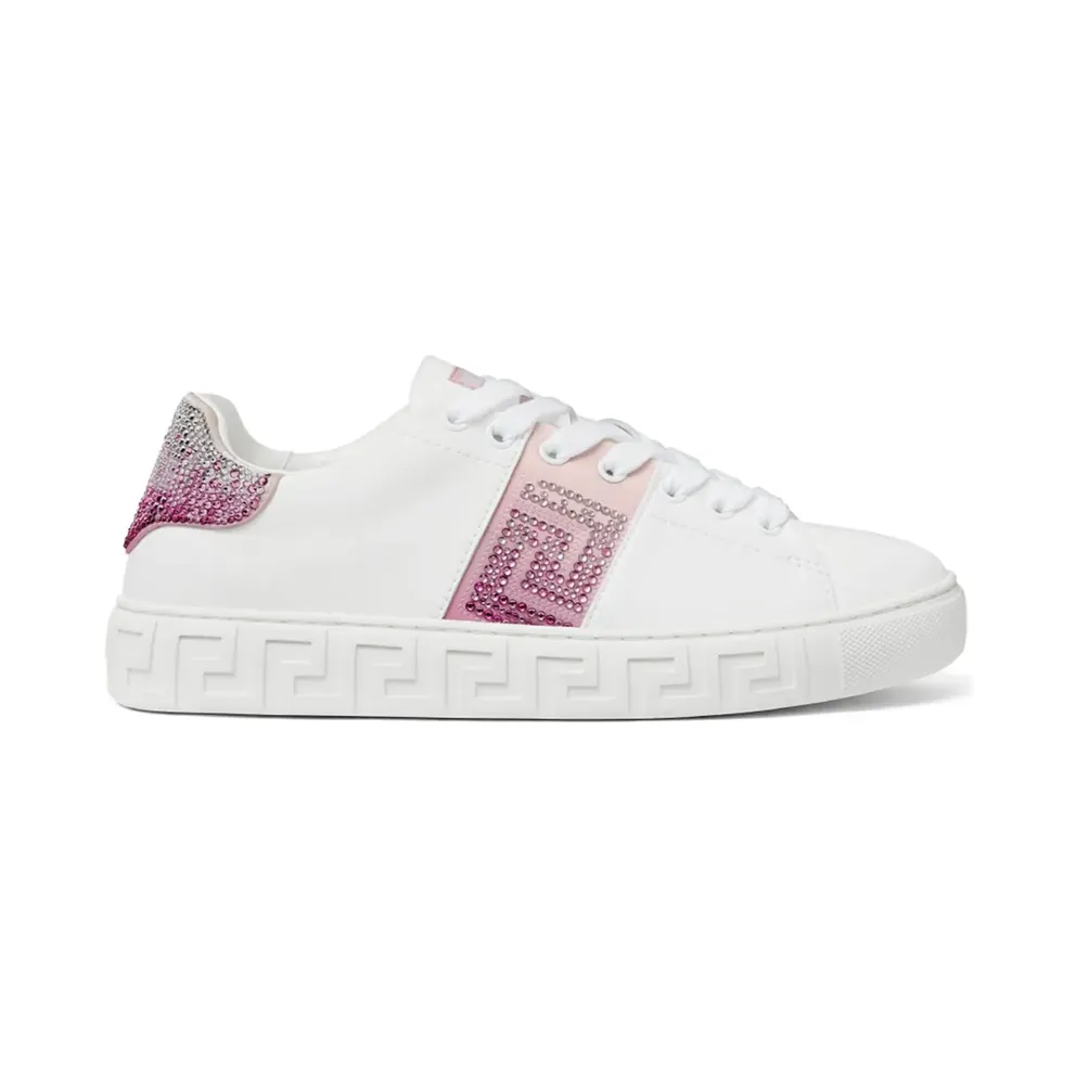 Versace Greca verfraaid with kristallen – White (10135681A13518)