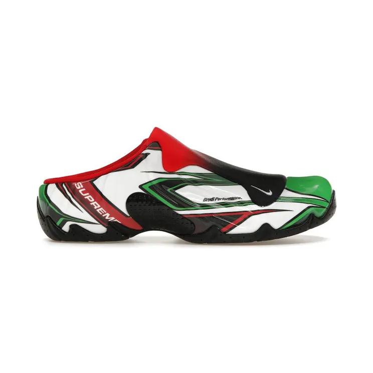 Nike Clogposite Supreme White Gym Red Green (FN0289-100)