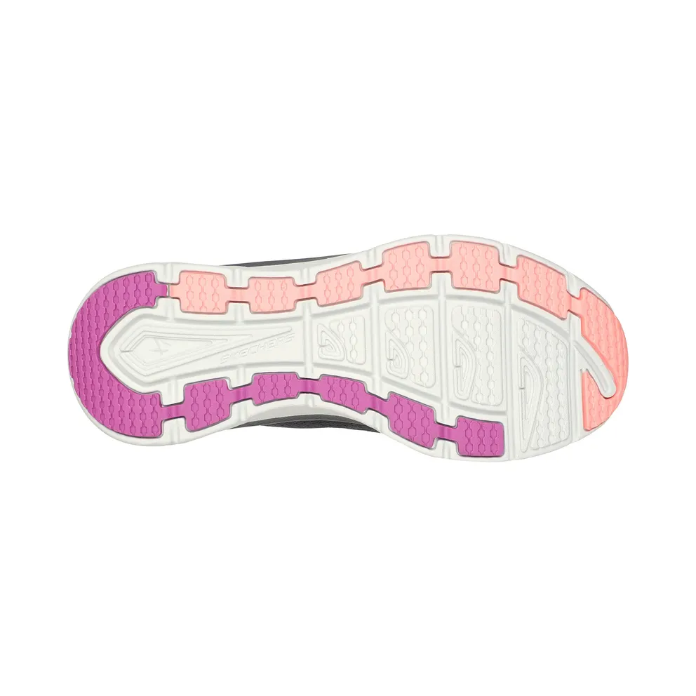 Skechers Relaxed Fit: D’Lux Walker – Get Oasis – Houtskool / Coral – “Grey” (149810 CCCL)
