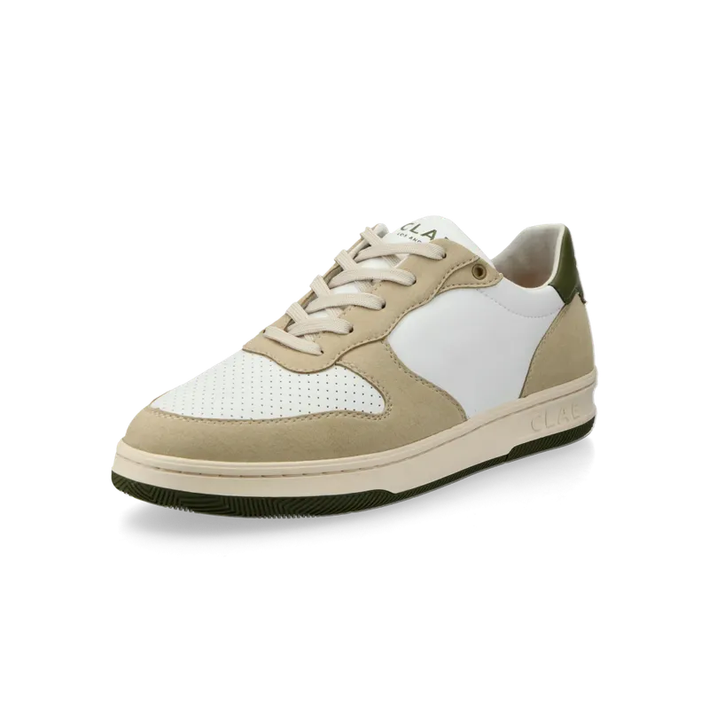 CLAE Malone Vegan (vanilla / white / olive) – CL23AMA05