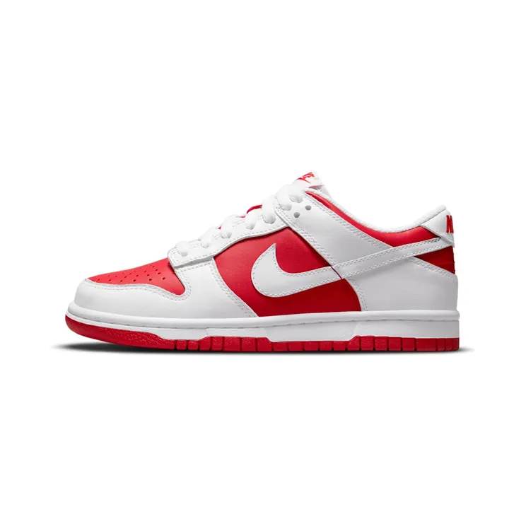 Nike Dunk Low Championship Red (GS) (2021) “University Red / Total Orange / White” (CW1590-600)