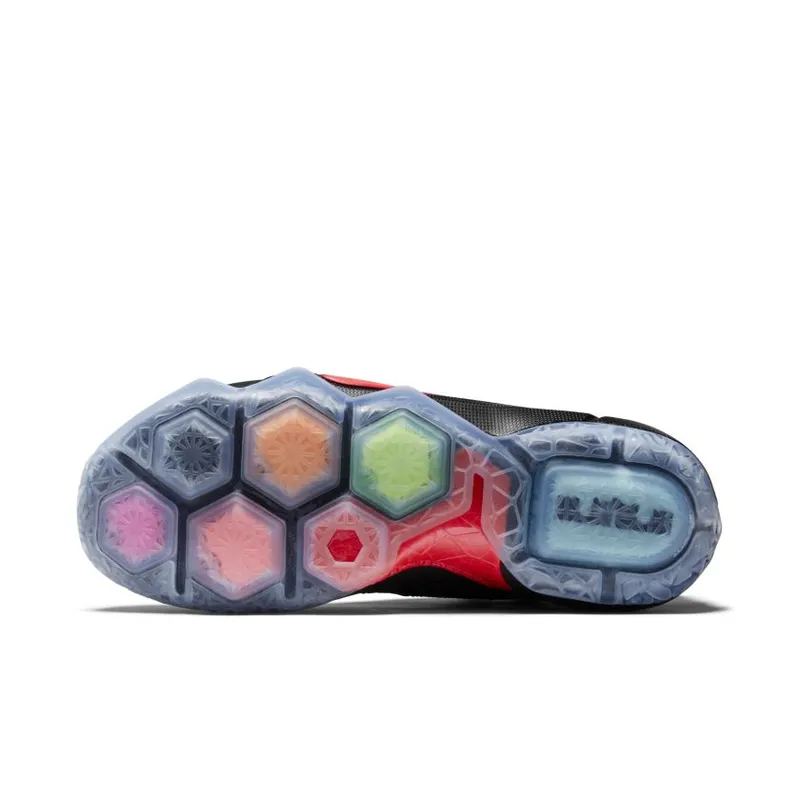 Nike LeBron 12 Data Black/Bright Mango-Hyper Punch-Volt (684593-068)