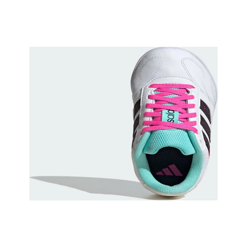 adidas Super Sala Competition 3 Indoor Cloud White Aurora Black Flash Aqua (JR5400)