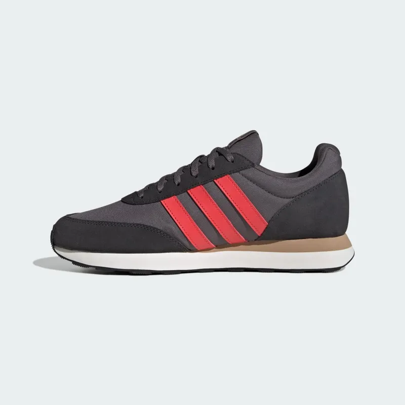 Adidas Run 60s 3.0 Grey Strata / Semi Lucid Red / Carbon (JI4946)