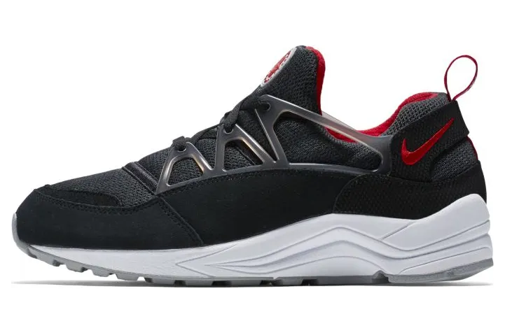 Nike Air Huarache Light Black University Red Wolf Grey