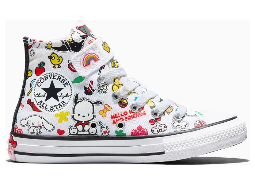 Converse Chuck Taylor All Star EasyOn Hi Hello Kitty Stickers (A17701C)