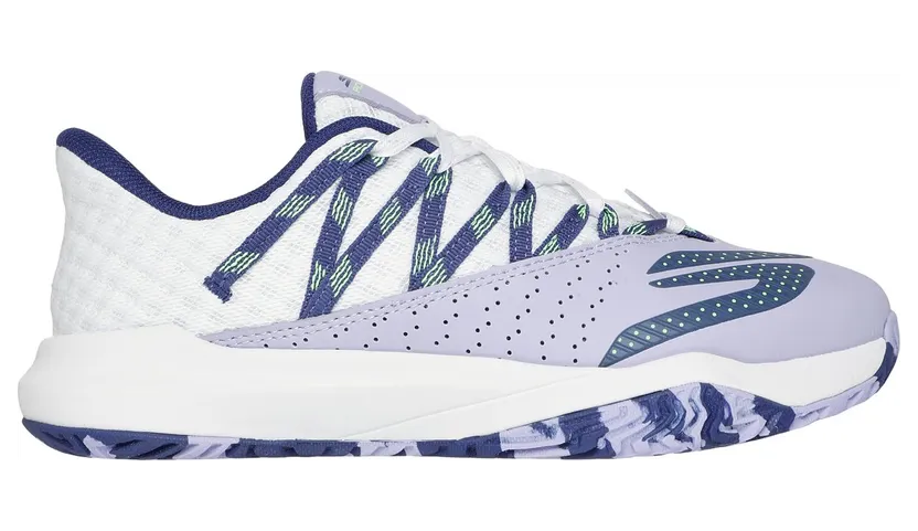 Skechers Relaxed Fit: Viper Court Rally Sneaker Wit/Purper
