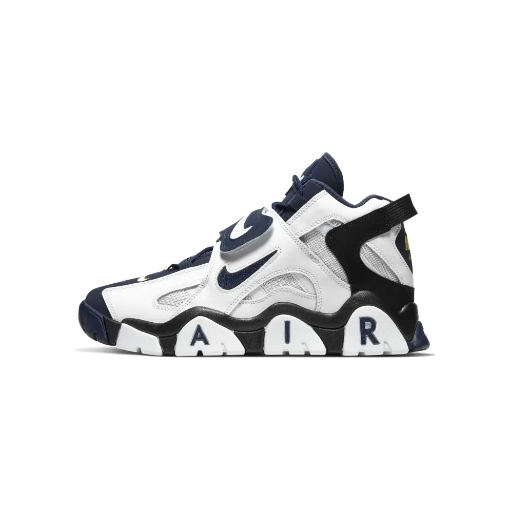 Nike Air Barrage Mid Navy White/Midnight Navy-Black-Laser Orange (AT7847-101)