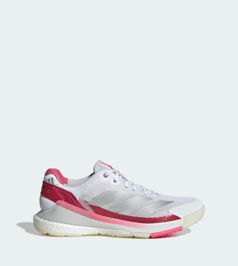 Adidas Crazyquick BOOST Padel Cloud White / Silver Metallic / Lucid Pink (JP9588)