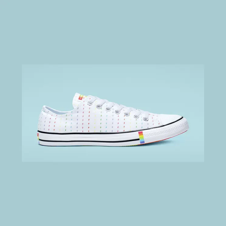 Converse Chuck Taylor All Star Ox ‘Pride Pattern’ White/Multi/Black (165717C)