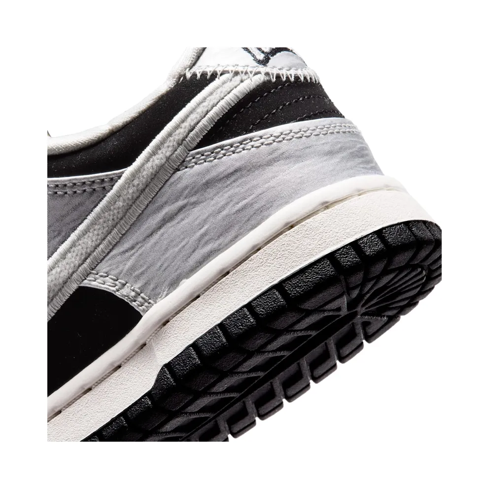 Nike Dunk Low LV8 GS “Metallic Silver Black Sail” (IV5971-001)