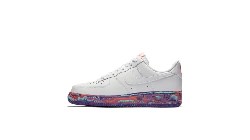 Nike Air Force 1 Low White Multi-Color Marble White/White-Vast Grey (AJ9507-100)