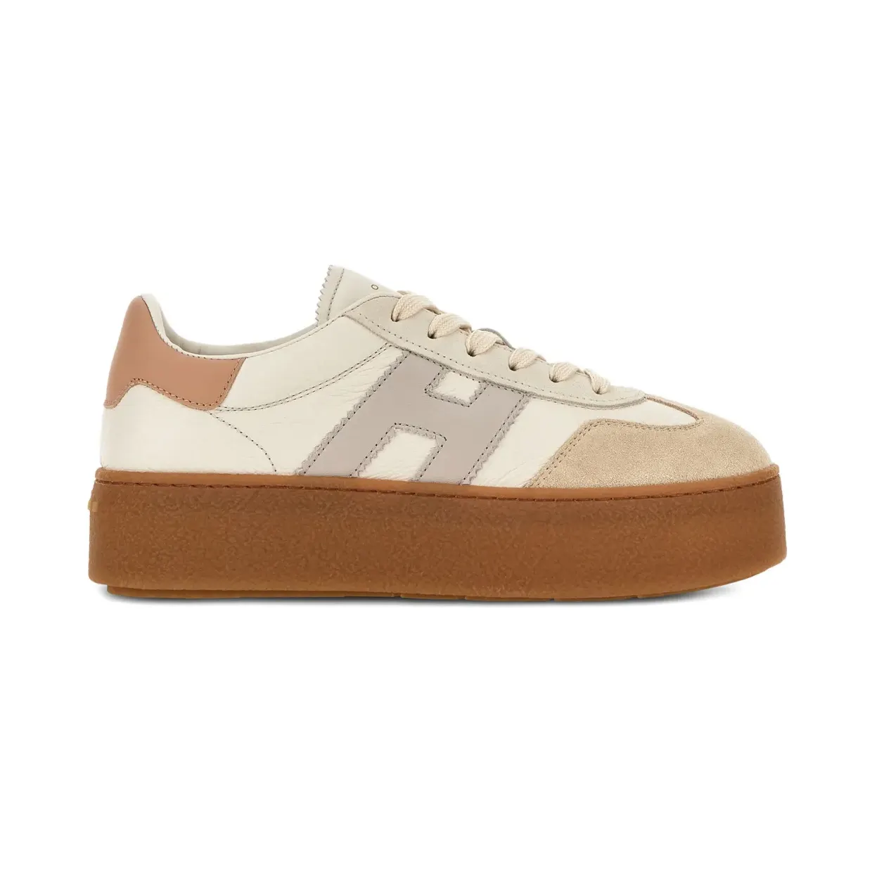 Hogan H698 Plateau-Sneakers – Nude (HXW6980FB60UX4)