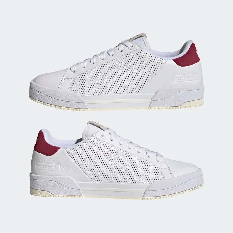 Adidas Court Tourino RF Cloud White / Cloud White / Collegiate Burgundy (GX4347)