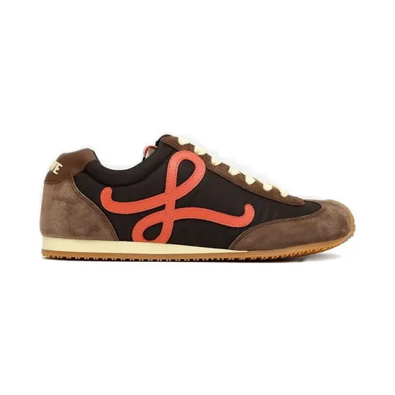 Loewe Ballet Runner Sneakers Chocolate / Coral / Yellow