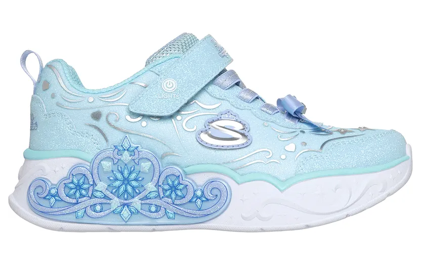 Skechers S-Lights: Princess Steps Sneaker Licht Blauw