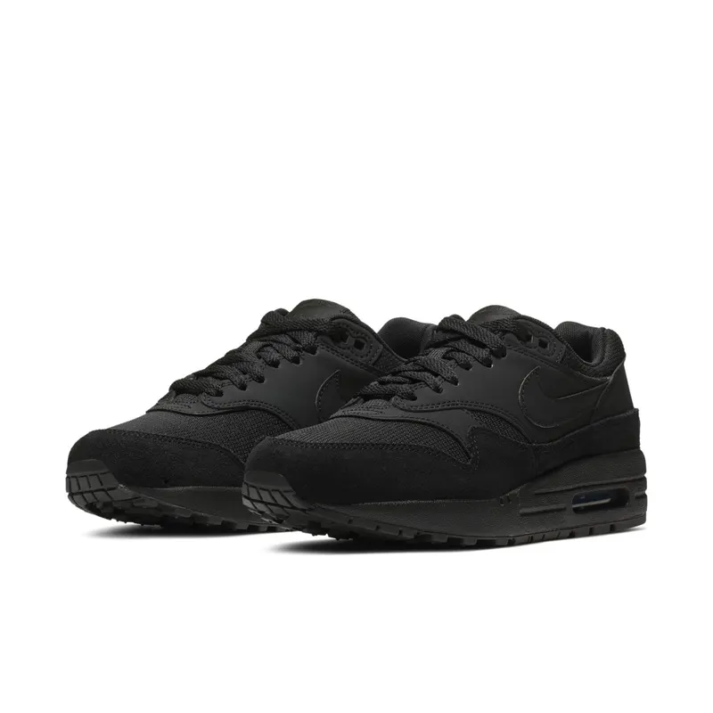 Nike Womens Air Max 1 ‘Triple Black’ (2019) (319986-045)