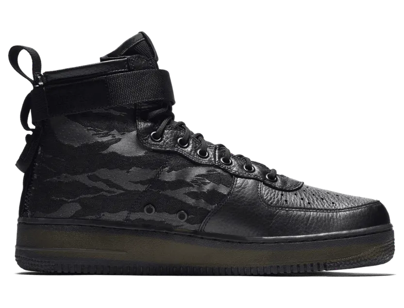 Nike SF Air Force 1 Mid Black Cargo Khaki