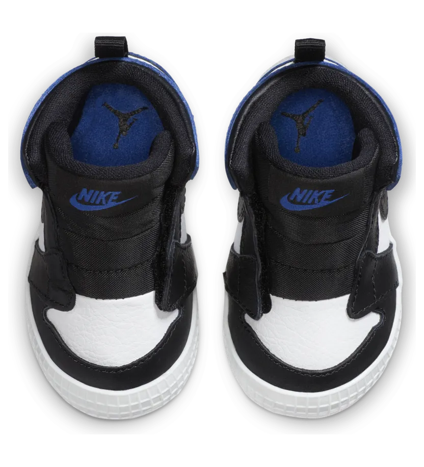 Jordan 1 Wiegbootie voor baby’s Zwart (AT3745-040)