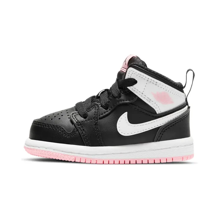 Jordan 1 Mid White Black Light Arctic Pink (TD) (644507-061)