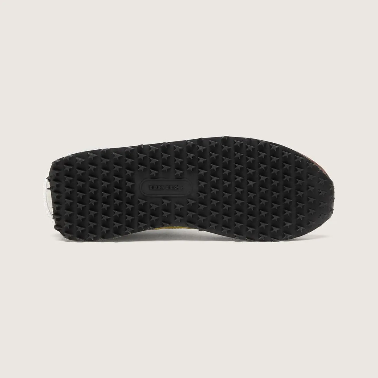 Golden Goose Men’S Marathon In Lime-Green Nylon With Black Star And Brown Suede Inserts (GMF00684.F008623.20396) (5)