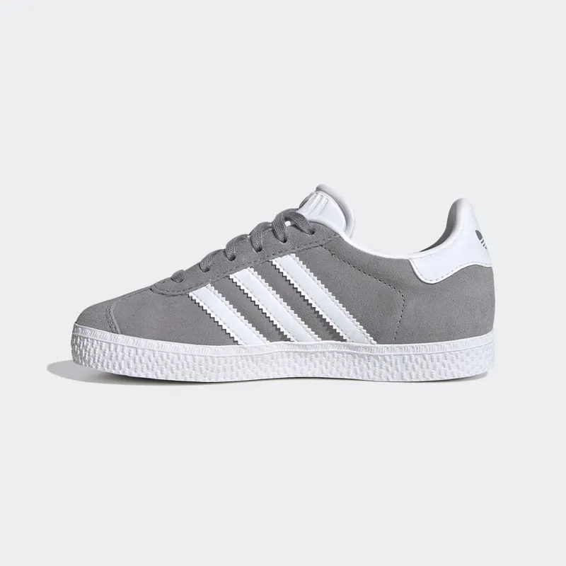 Adidas Gazelle Grey Three / Cloud White / Gold Metallic (FW0714)