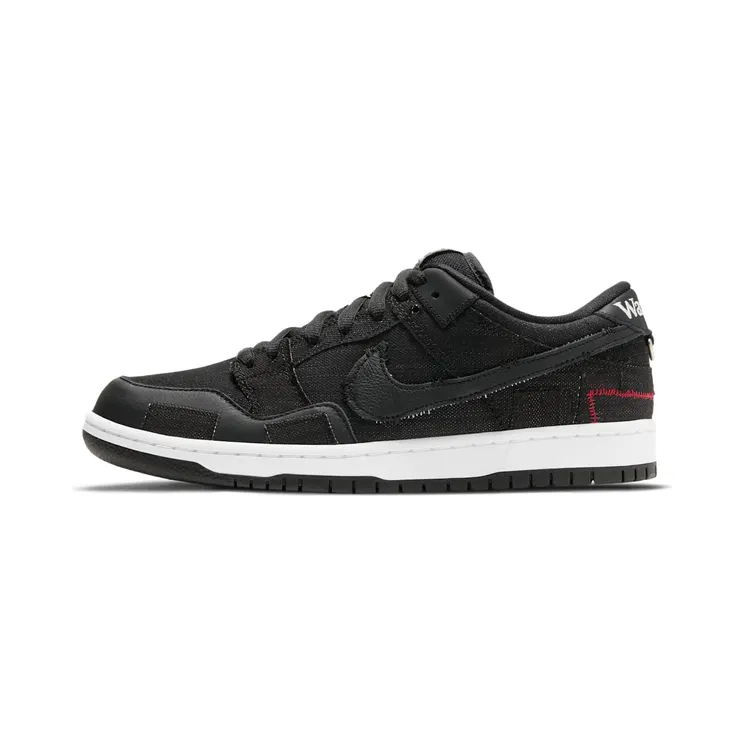 Nike x Wasted Youth SB Dunk Low Black (2021) “Black / University Red / White” (DD8386-001)