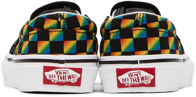 Vans Kids Multicolor Classic Slip-On Little Kids Sneakers (VN0A7Q5GBLK)