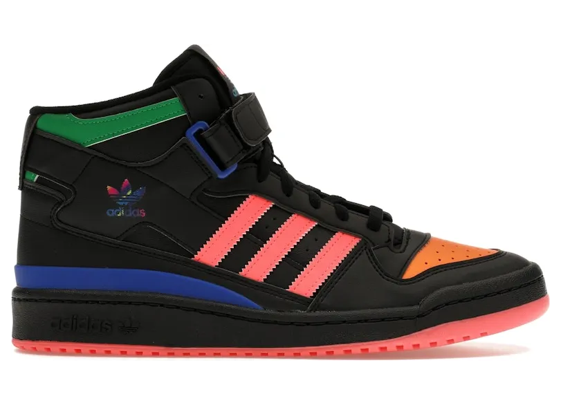 adidas Forum Mid Core Black Multicolor (GW1622)