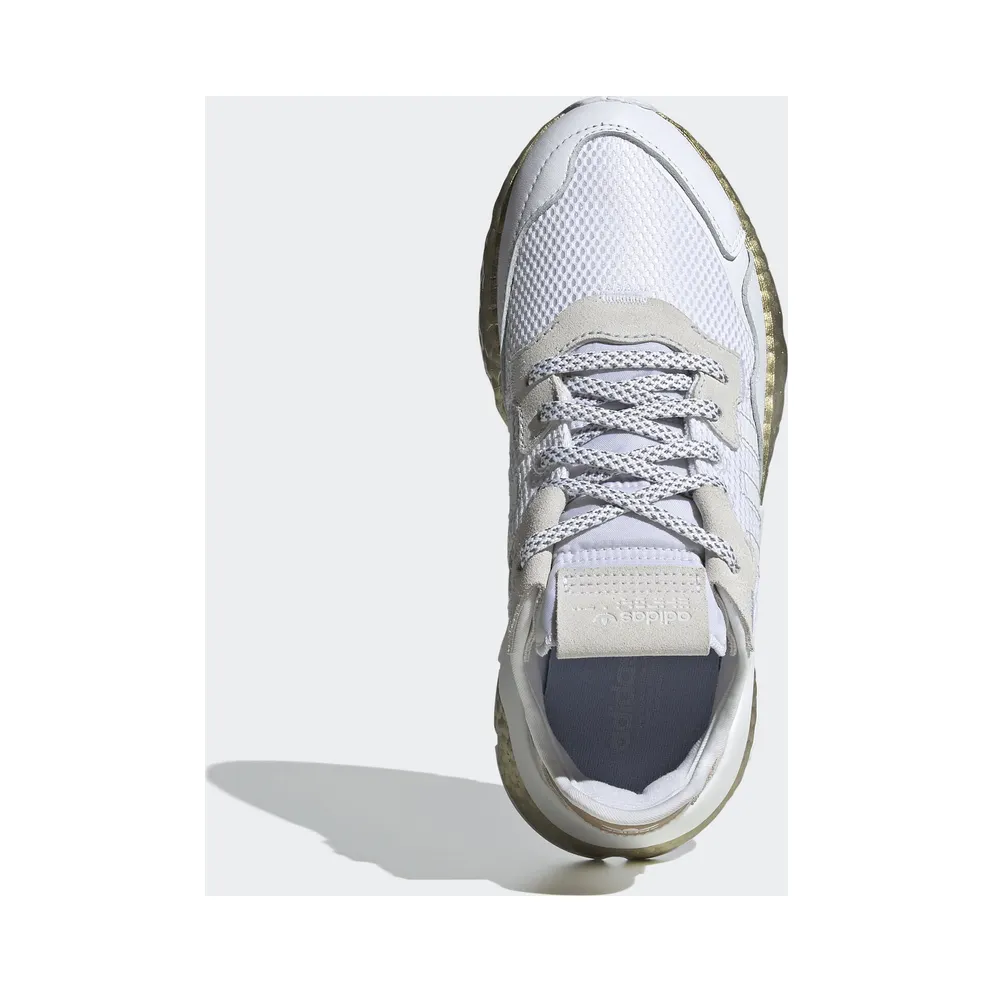 adidas Nite Jogger Cloud White Periwinkle (W) Cloud White/Periwinkle/Gold Metallic (FV4138)