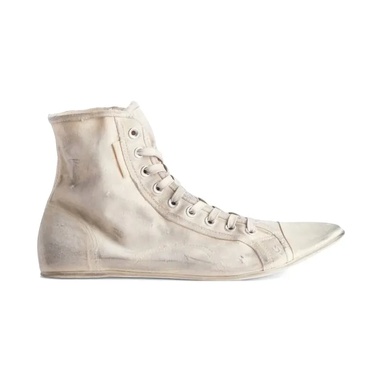 Balenciaga Paris Ultra Flat High Worn-Out Ivory (791970 W2MD1 9040)