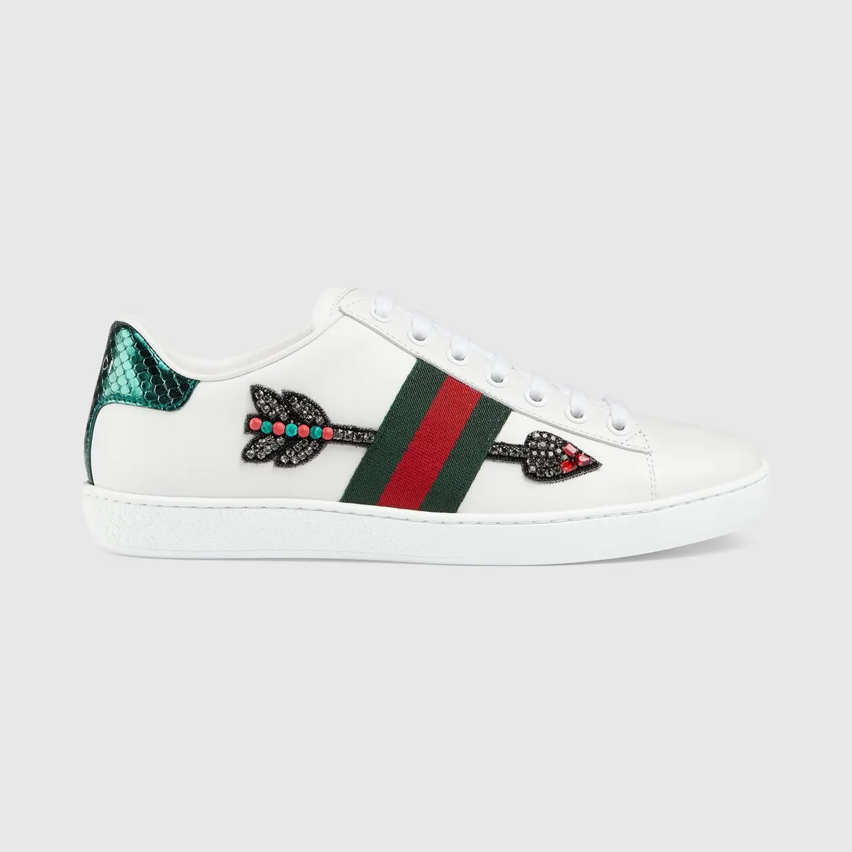 Gucci Ace Embroidered Arrow (454551 02JP0 9064)