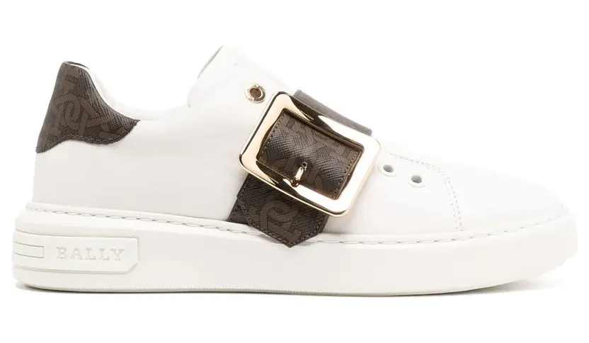 Bally Sneakers met monogram patroon – Wit (WK000YVT016)