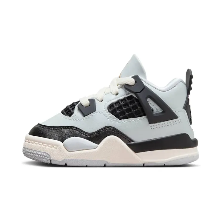 Jordan 4 RETRO TD “PURE PLATINUM/METALLIC GOLD-BLACK-SAIL” (FZ8584-070)