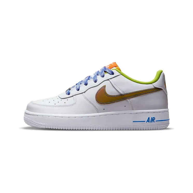 Nike Air Force 1 Low LV8 White Magma Orange (GS) (DQ7767-100)