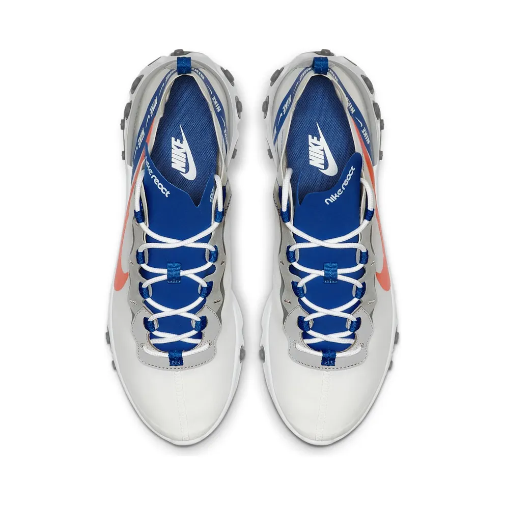 Nike React Element 55 White Game Royal (2019) (CD7340-100)