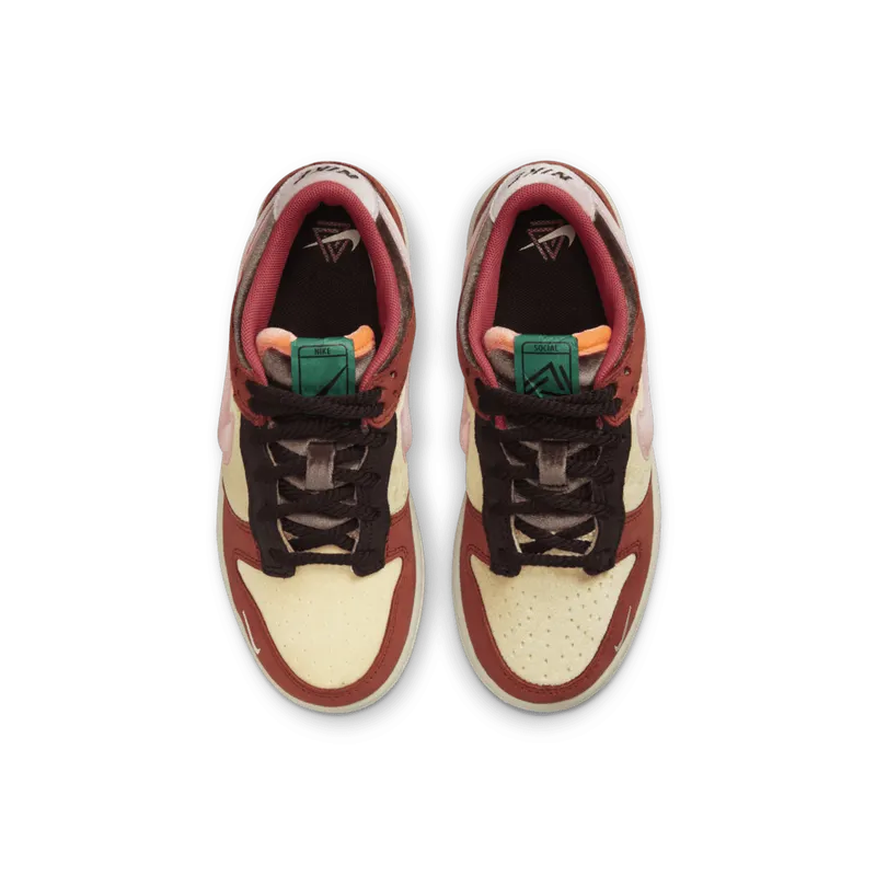 Nike Dunk Low Social Status Free Lunch Chocolate Milk (PS) (DM3349-700)