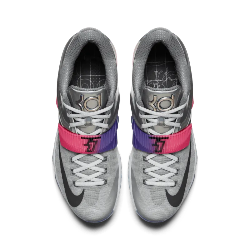 Nike KD 7 All-Star Pure Platinum/Multi-Color-Black (742548-090)