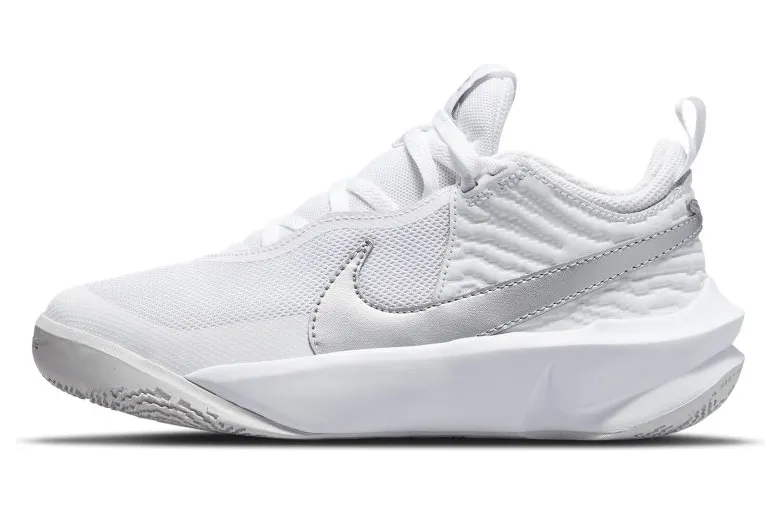 Nike Team Hustle D 10 voor kids Wit (CW6735-100)